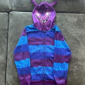 Purple and Blue Kids Hoodie